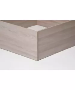LETTO PIAZZA E MEZZA CONTENITORE "BED BOX" OLMO NATURALE 120X190 CM
